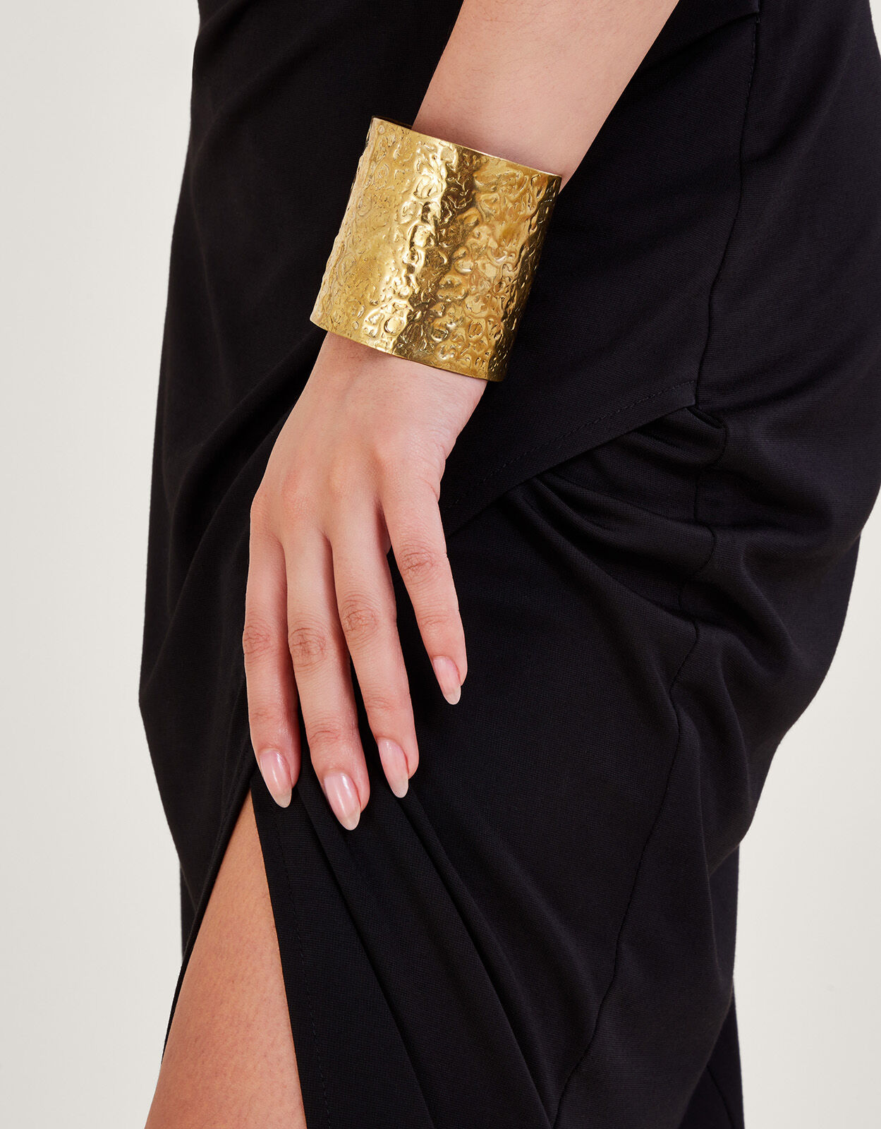 Large gold cuff bracelet sale