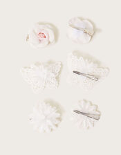 Bridesmaid Hair Clips Set of Three, , large