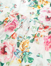 Baby Floral Rose Print Romper, Pink (PINK), large