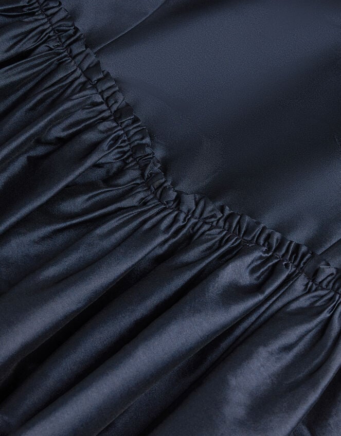 Ohio Taffeta Prom Dress, Blue (NAVY), large