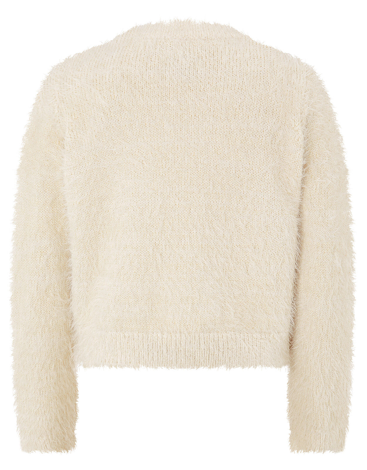 ivory fluffy cardigan