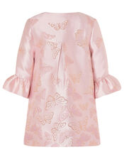 Shimmer Butterfly Jacquard Jacket, Pink (PINK), large