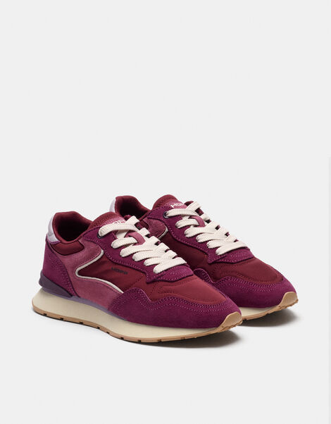 Hoff City Suede Trainers, Red (RED), large