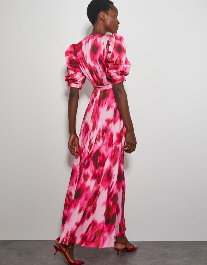 Crās Abstract Floral Maxi Dress, Pink (PINK), large