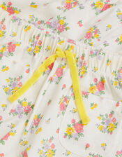 Rose Bud Print Short Pyjama Set, Ivory (IVORY), large