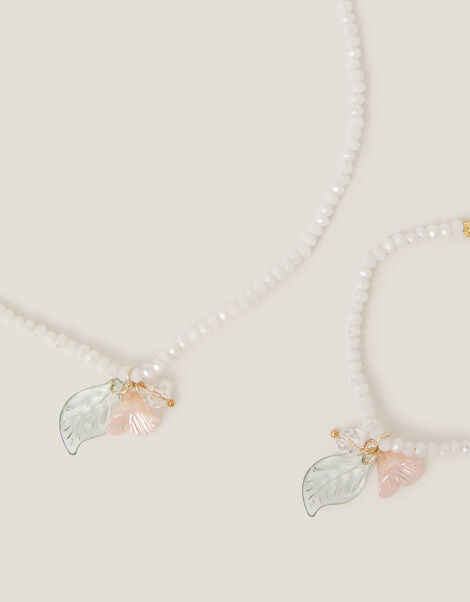 Tulip Flower Necklace & Bracelet Set, , large