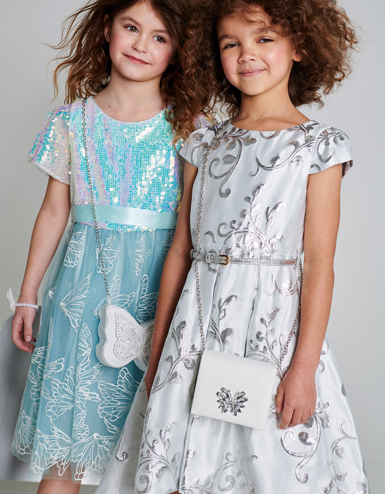 Monsoon girls sale butterfly dress
