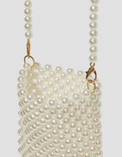 Embellished Pearl Phone Bag, , large