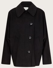 Didi Dolman Sleeve Coat, Black (BLACK), large