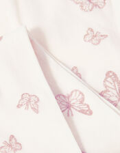 Butterfly Glitter Tights, Pink (PINK), large