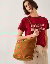 Tori Suedette Hobo Bag, , large