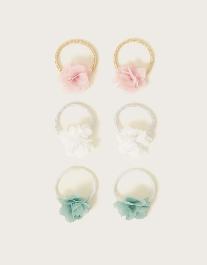 Flower Hair Bands 6 Pack, , large