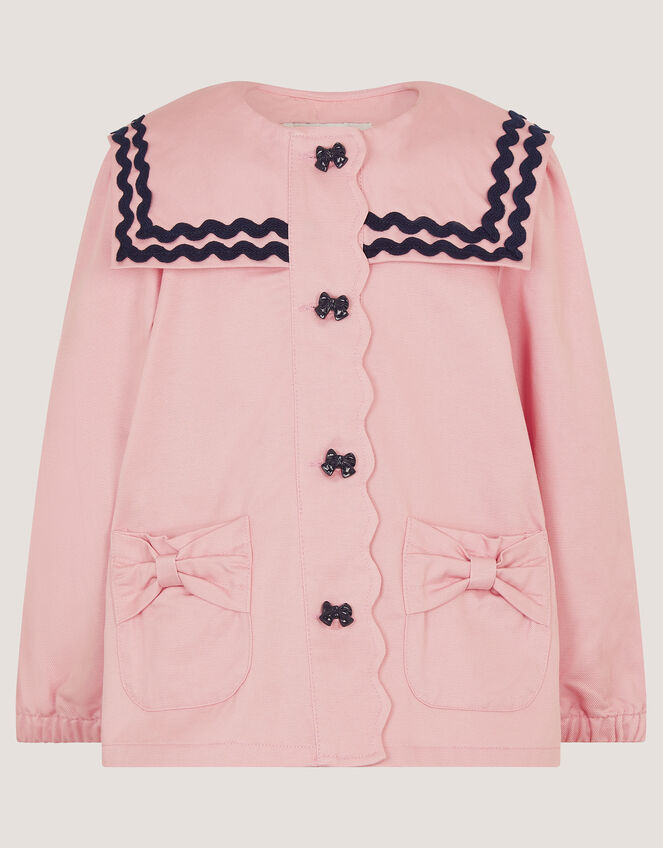 Bow Sailor Jacket, Pink (PINK), large