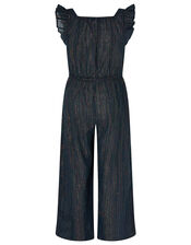 Sparkle Stripe Jumpsuit, Blue (BLUE), large