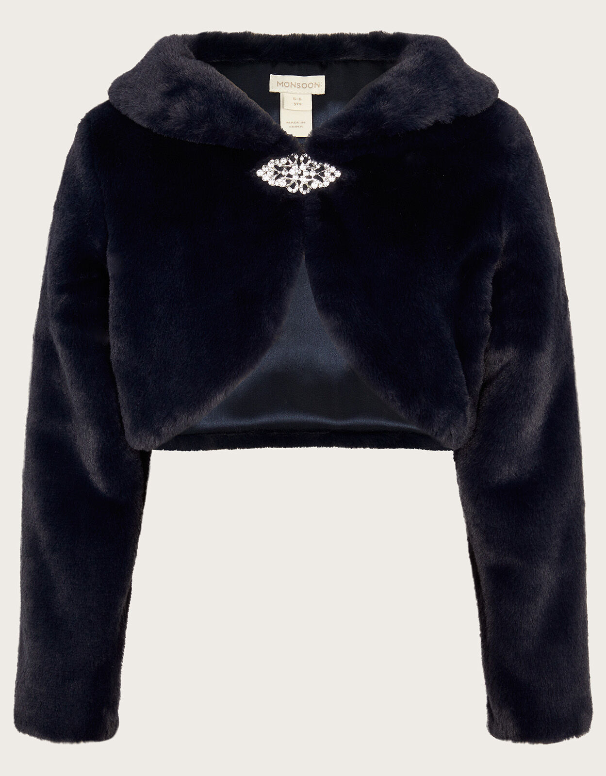 Navy blue fur new arrivals shrug