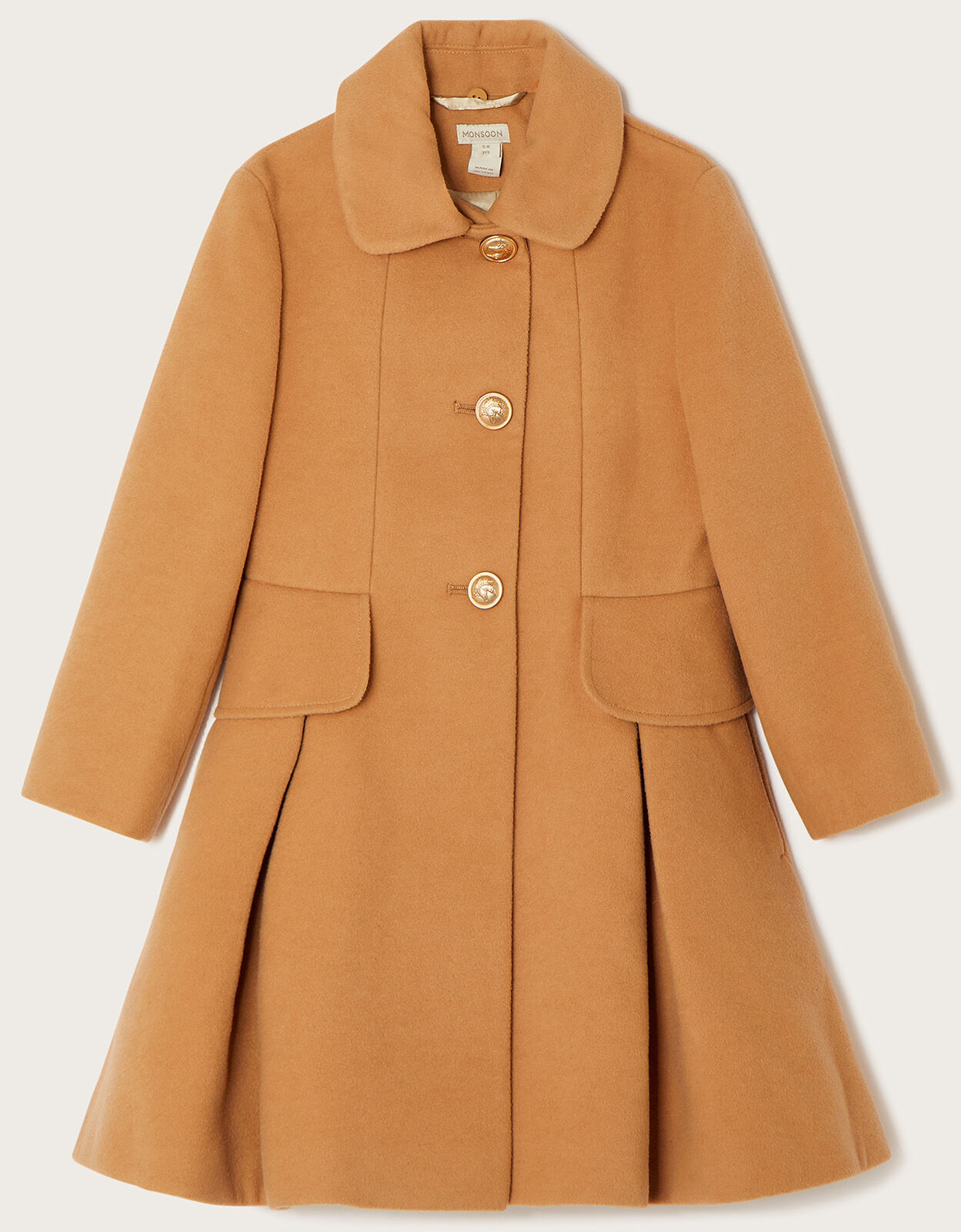 Camel coat girls on sale