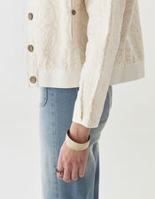Maison Hotel Boticcelli Quilted Jacket, Ivory (IVORY), large