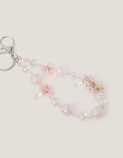 Flower Bead Bag Charm, , large