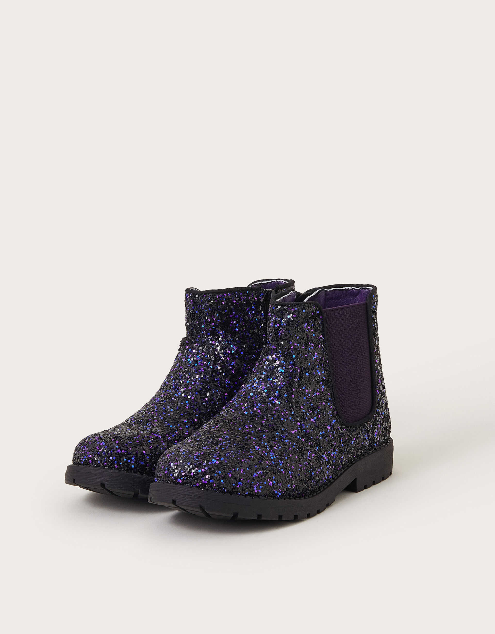 Purple sparkly boots on sale
