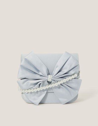 Bow Bridesmaid Mini Bag, Blue (PALE BLUE), large