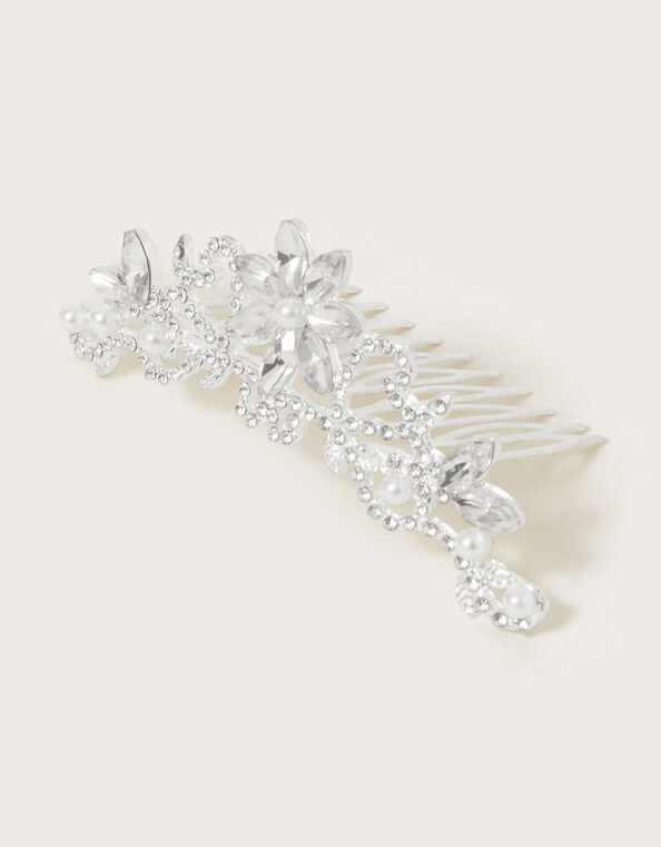 Embellished Flower Tiara, , large