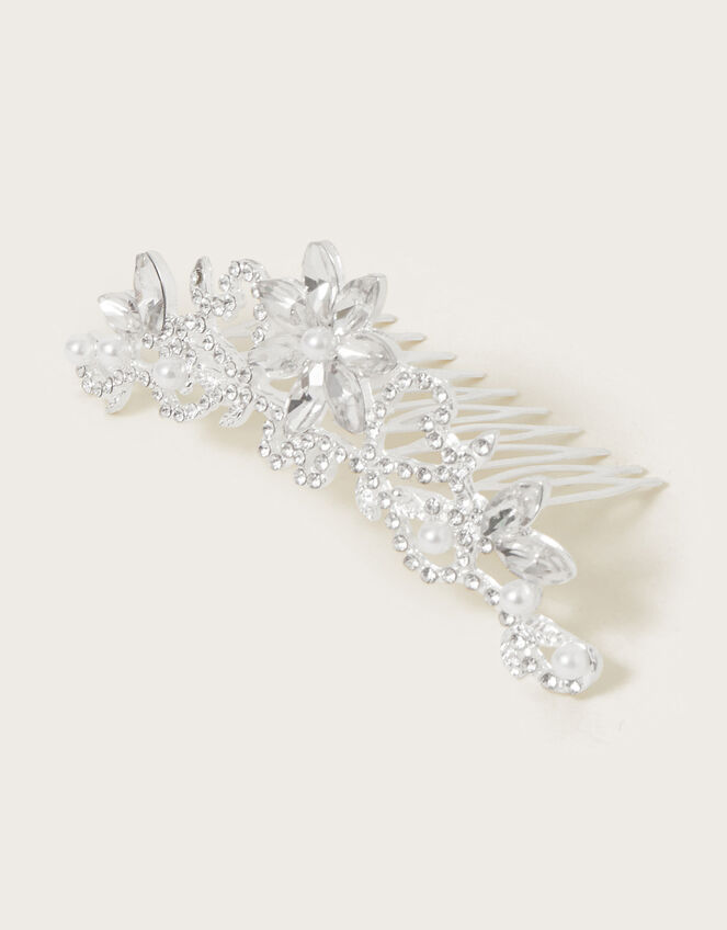 Embellished Flower Tiara, , large