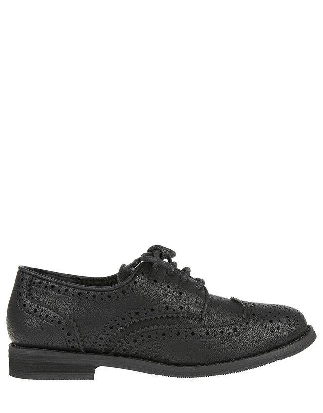 Brogue Shoes, Black (BLACK), large