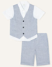 Cooper Ticking Stripe Smart Set, Blue (PALE BLUE), large