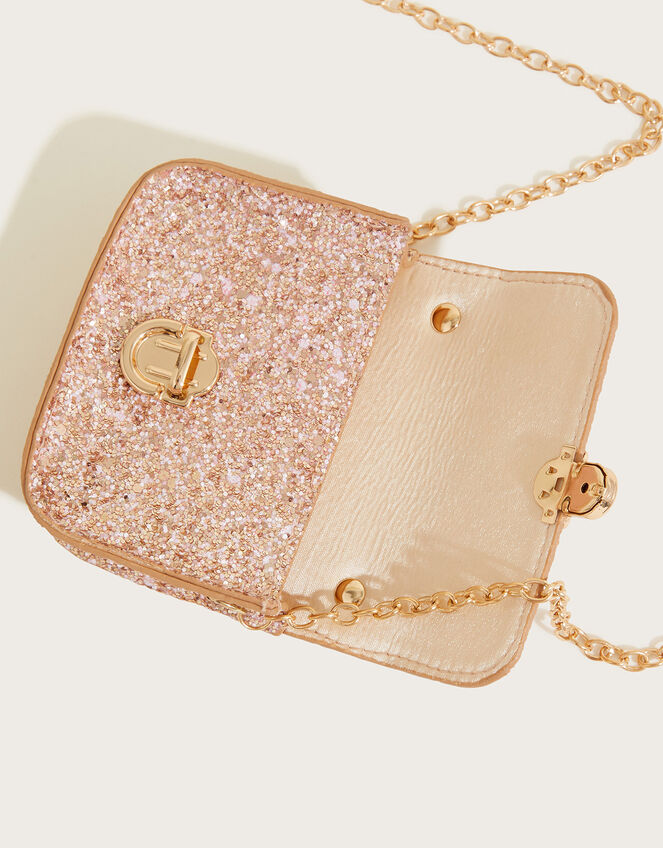 Sparkle Mini Satchel Bag, , large