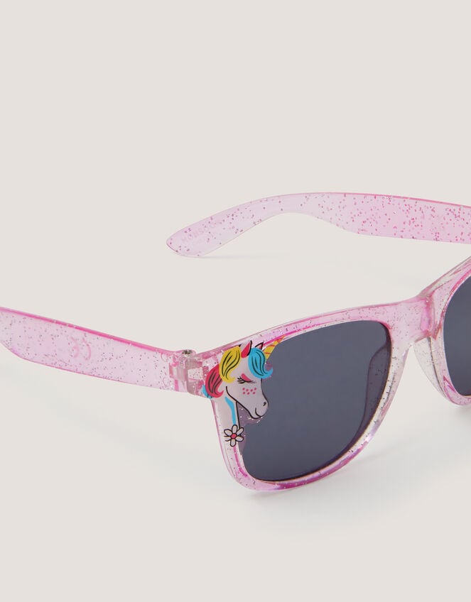 Baby Unicorn Glitter Square Sunglasses, , large