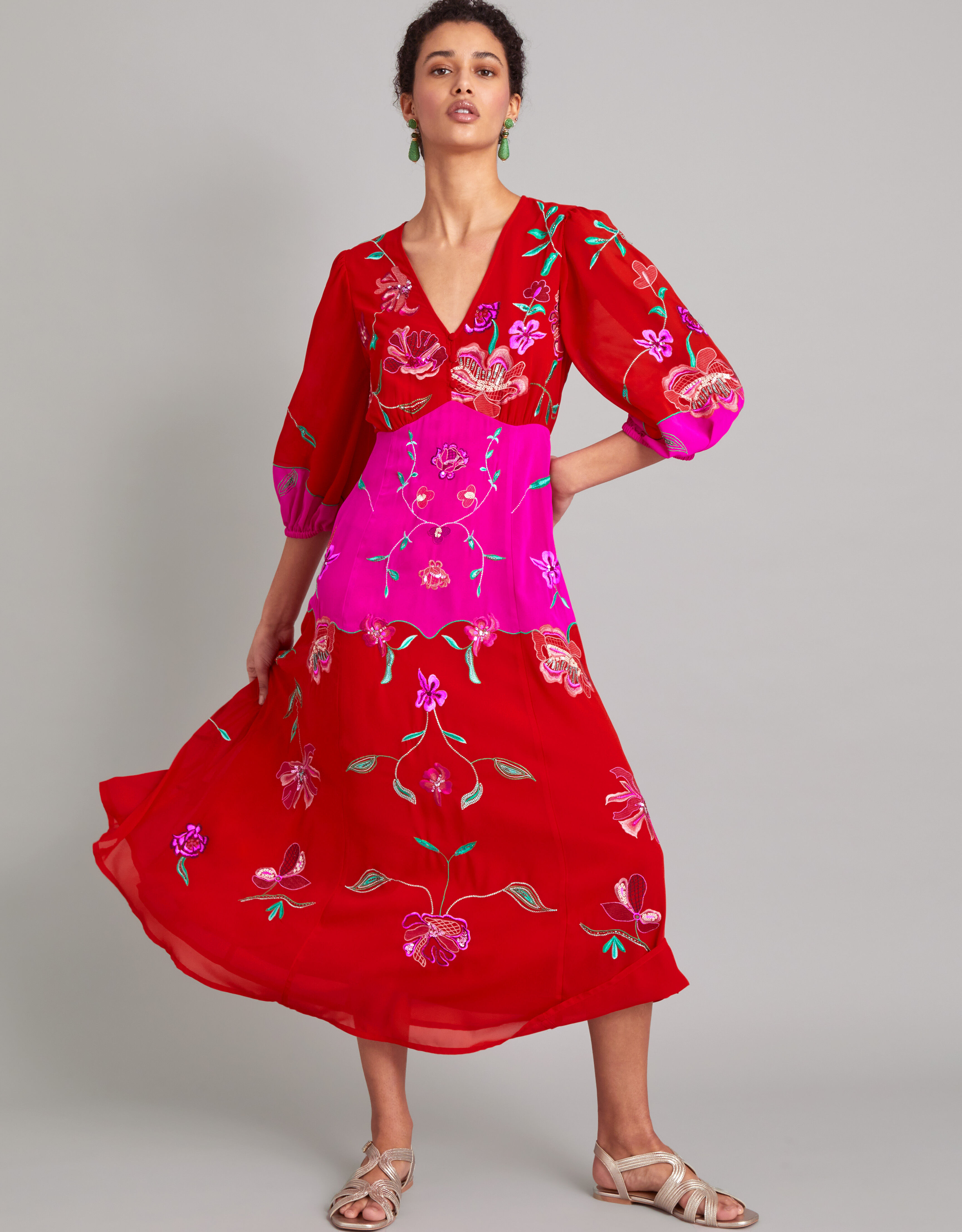 Monsoon embellished dresses shop