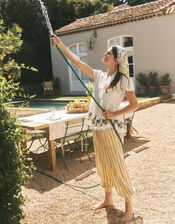 Eve Stripe Balloon Trousers, Ivory (IVORY), large