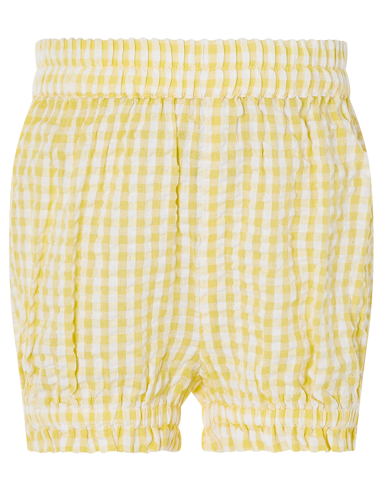 yellow gingham top