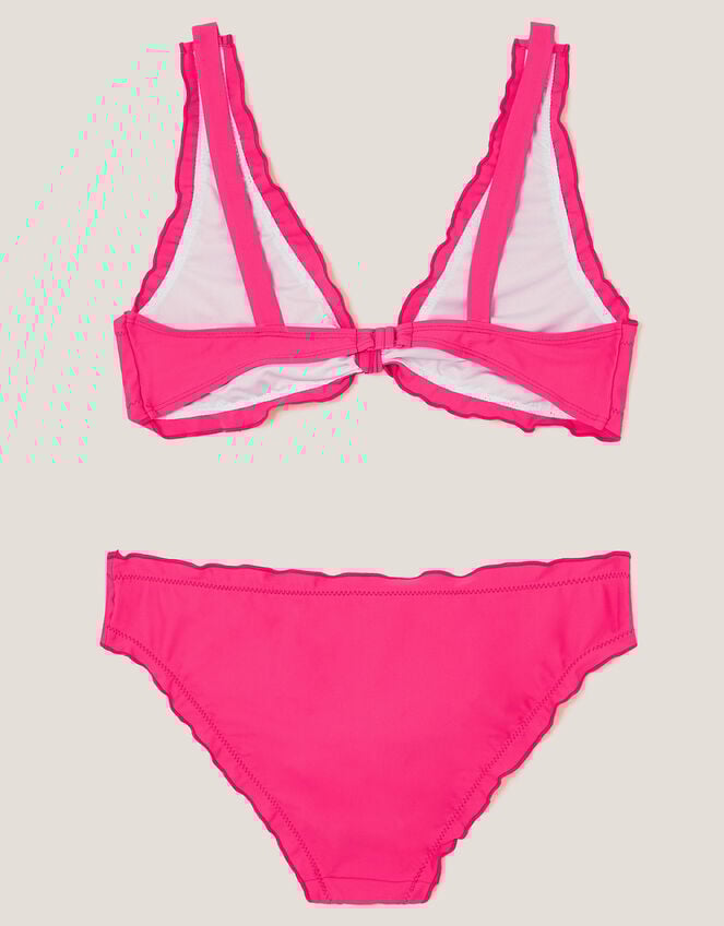 Frill Bikini Set, Pink (PINK), large
