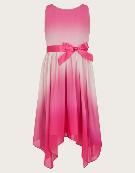 Ola Ombre Chiffon Dress, Pink (PINK), large