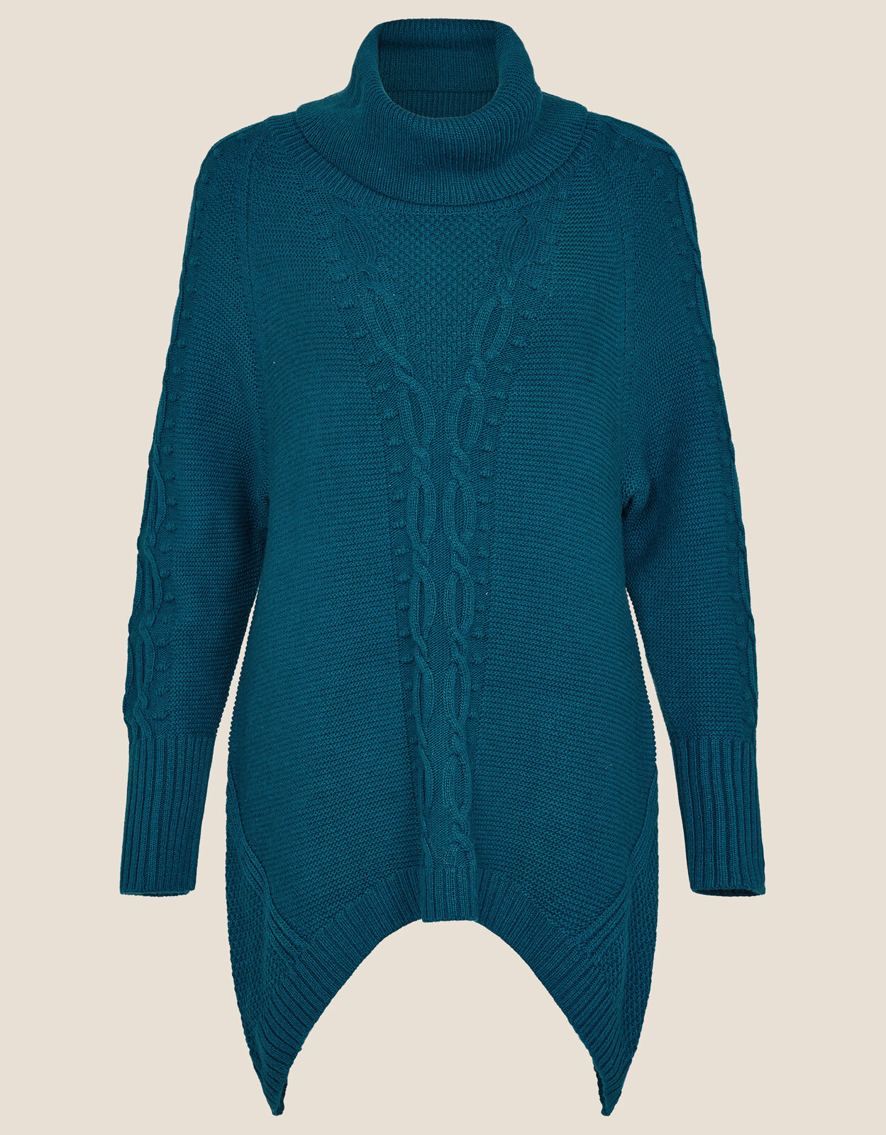 Teal roll hot sale neck