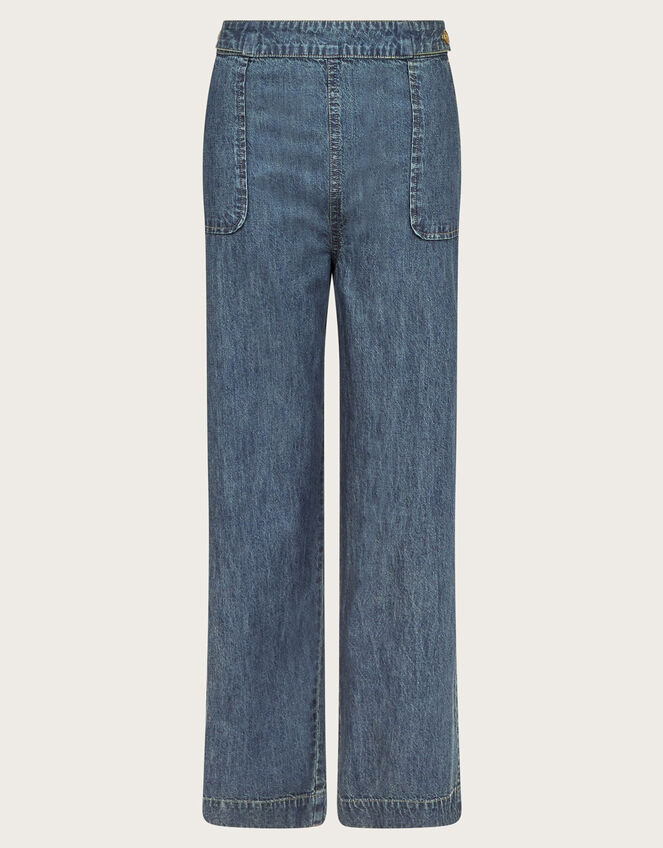 Jodi Crop Wide Leg Jeans, Blue (INDIGO), large