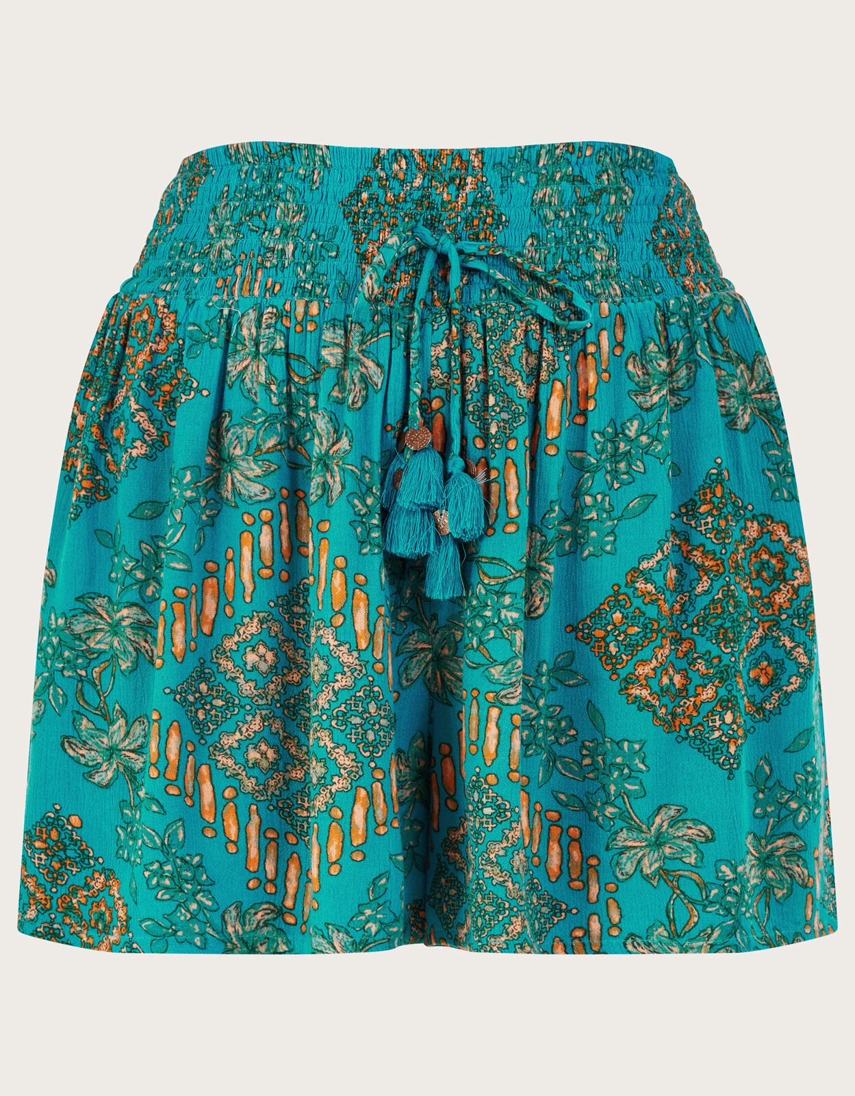 Tile Print Shorts Blue Shorts Monsoon Global