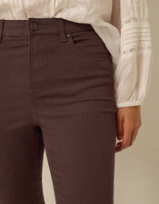 Nadine Skinny Jeans, Brown (CHOCOLATE), large