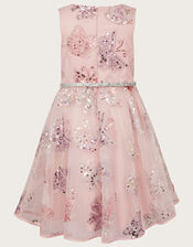 Amelia Butterfly Sequin Dress, Pink (PINK), large