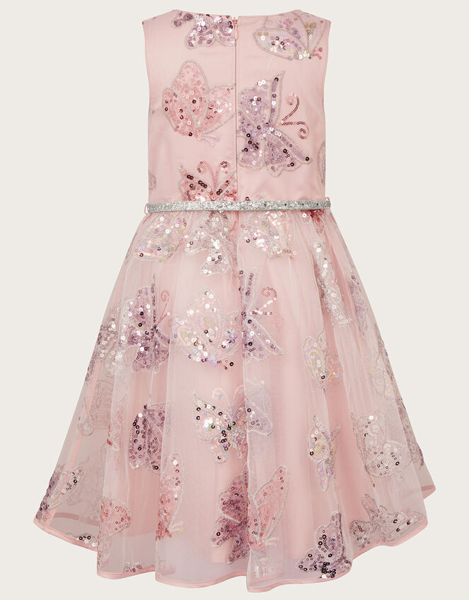 Amelia Butterfly Sequin Dress, Pink (PINK), large