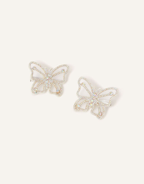Sparkle Mesh Butterfly Hair Clip Twinset, , large