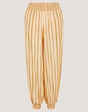 Eve Stripe Balloon Trousers, Ivory (IVORY), large