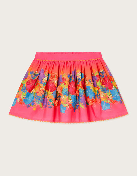 Ombre Floral Skirt, Multi (MULTI), large