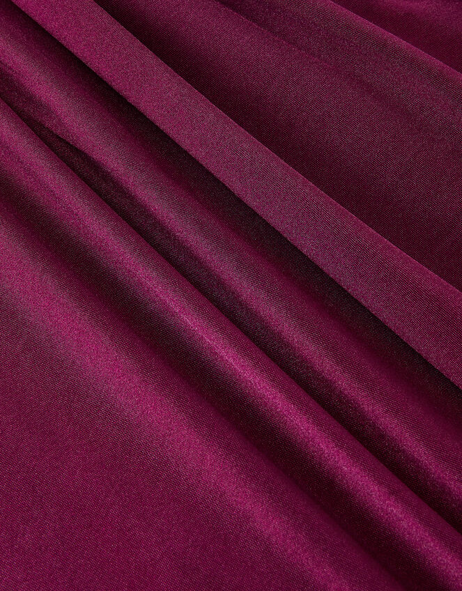 Tia Twist Prom Dress, Red (BERRY), large