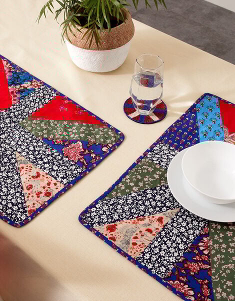 Beaded Coaster, Red (RED), large