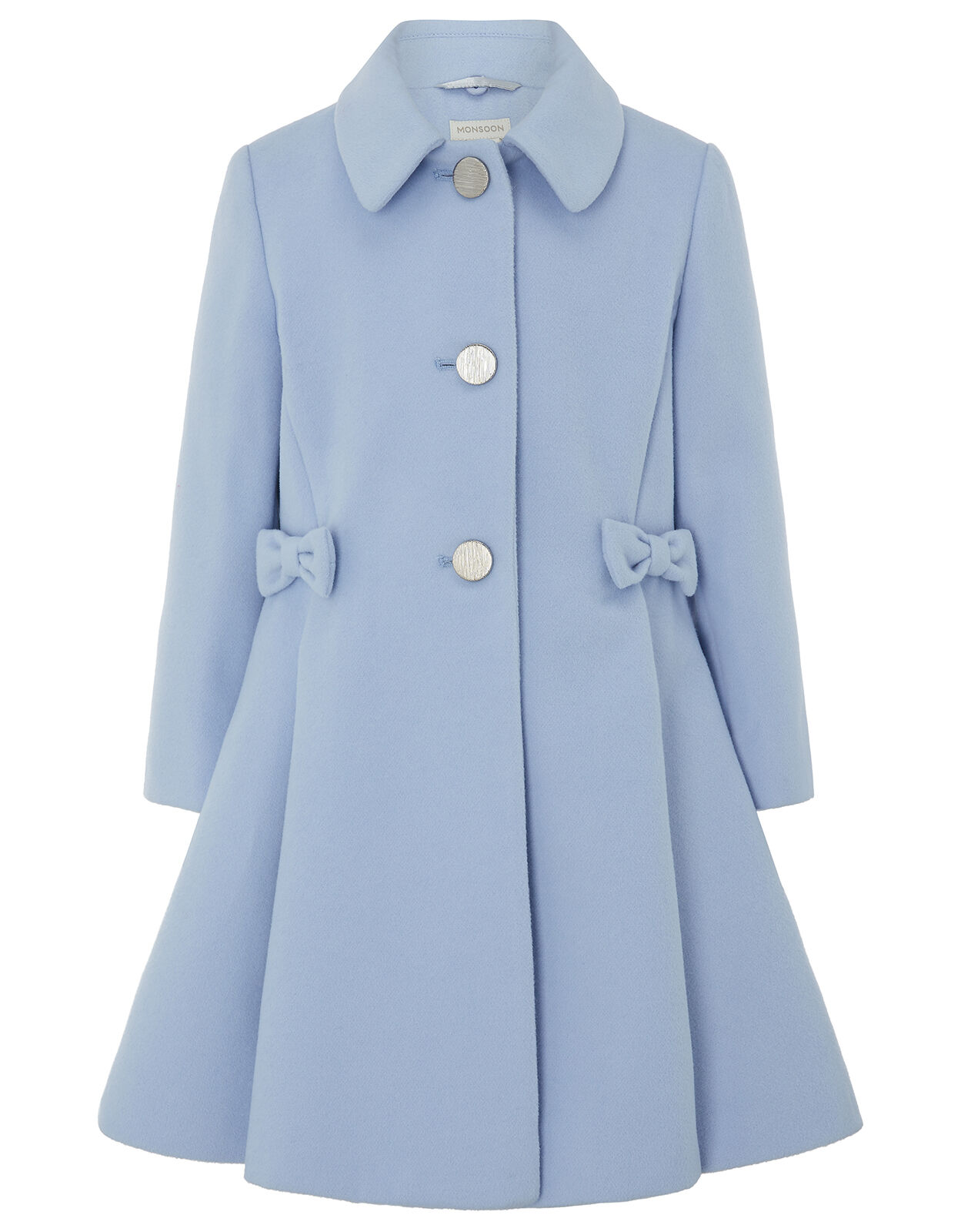 Blue Bow Coat Blue