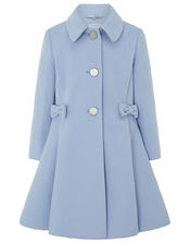 Blue Bow Coat, Blue (BLUE), large