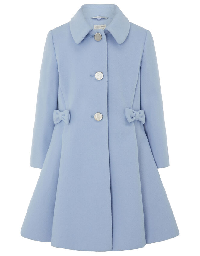 Blue Bow Coat, Blue (BLUE), large
