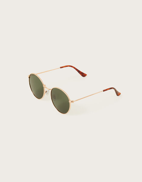 Round Aviator Sunglasses, , large
